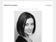 Tablet Screenshot of jasminelowson.net